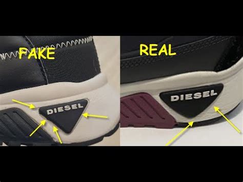 fake diesel shoes|Diesel Sneakers real vs fake. How to spot fake Diesel shoes.